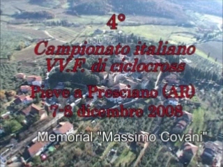 11/12/2008: 4 Campionato Italiano Vigili del Fuoco (VV.F.) di Ciclocross - Pieve a Presciano (AR) 7-8/12/2008