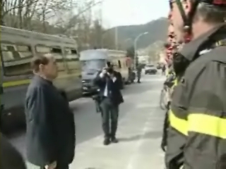 14/04/2009: Terremoto in Abruzzo: la visita del presidente Berlusconi