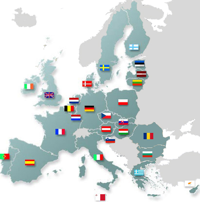 Cartina d'Europa