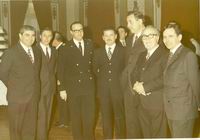 1969 ROMA: da sinistra, il Dott . Chinappi, lIng. Fiadini, il Col. DAdda, lIng. Litterio, lIng. Giomi, lArch. Poggianti, il Geom. Venti   