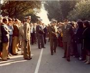 1983 ROMA -  S.C.A.: Tra gli altri, si distinguono,  in divisa da sinistra, il Geom. DAngelo, l Ing.Litterio, lIng.Fiadini.
