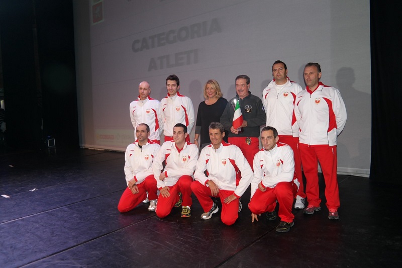 Consegna Oscar della Sport 2014 - squadra Ciclismo VV.F. Grosseto