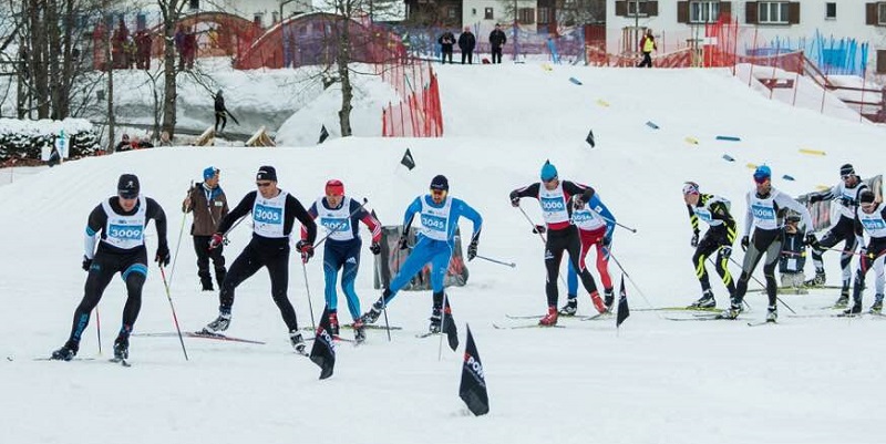 Klosters (CH), Michele Vescovi, Vigile del Fuoco del Comando di Vicenza, sale due volte sul podio ai  Mondiali master di sci nordico.