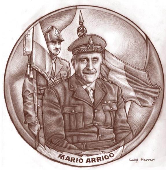 Piatto commemorativo - Mario Arrigo