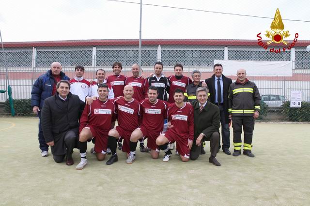 squadra del Comando Provinciale VV.F. di Salerno