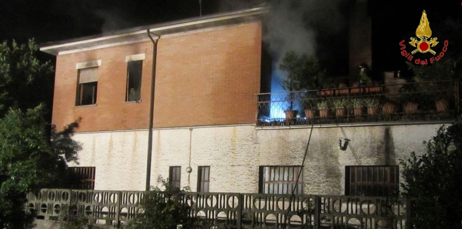 Alessandria, incendio in un'abitazione nel comune di Bosco Marengo