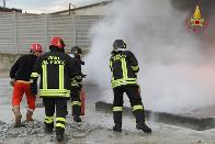 Ancona, esercitazione antincendio