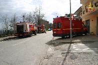 Ascoli Piceno, incendio suolificio a Monte Urano