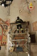 Ascoli Piceno, iniziata opera di recupero e salvaguardia dei beni artistici nella chiesa di Capodacqua