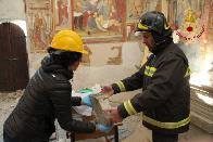 Ascoli Piceno, iniziata opera di recupero e salvaguardia dei beni artistici nella chiesa di Capodacqua