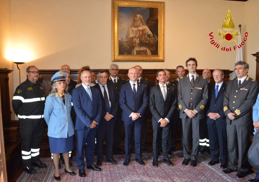 Rimini, delegazione dei Comandanti provinciali in visita nella Repubblica di San Marino