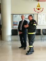 Brescia, visita del Prefetto presso il Comando provinciale dei Vigili del fuoco