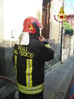 Catania, il distaccamento dei Vigili del fuoco di Patern impegnato in due diversi incendi