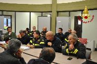 Catania, incontro tra il Capo della Protezione Civile regionale ed il Direttore reginale dei Vigili del Fuoco