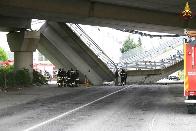 Cuneo, crolla un ponte della tangenziale a Fossano