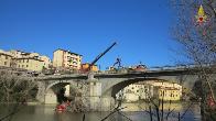 Firenze, rimozione tronchi a Rignano sull'Arno