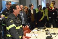 Firenze, Eugenio Giani, Presidente del Consiglio Regionale dice grazie ai Vigili del fuoco della Toscana