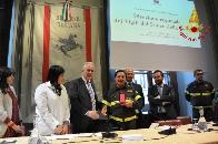 Firenze, Eugenio Giani, Presidente del Consiglio Regionale dice grazie ai Vigili del fuoco della Toscana