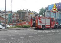Padova, soccorso un operaio edile al primo piano di un edificio in costruzione