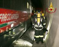 Frosinone, esercitazione di Protezione Civile con simulazione avaria treno AV 37497