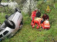 Genova, incidente stradale a Serra Ricc