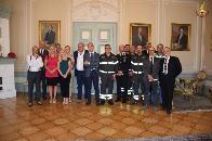 Gorizia, cerimonia con i Vigili del Fuoco presso la Sede municipale