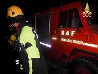 Grosseto, esercitazione notturna con personale SAF 
