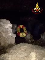 Grosseto, esercitazione SAF in grotta a Porto Santo Stefano