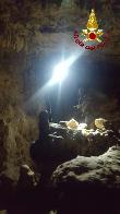 Grosseto, esercitazione SAF in grotta a Porto Santo Stefano