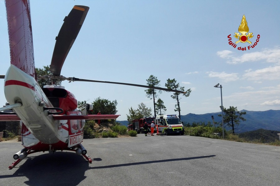 Liguria, interventi del nucleo elicotteri 