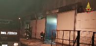 Isernia, incendio all'interno di un impianto industriale