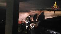 Roma, incendio in un garage condominiale in zona Balduina