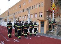 Il Capo del Corpo Nazionale dei Vigili del fuoco, ing. Gioacchino Giomi in visita alle Scuole Centrali Antincendio