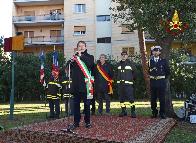 Roma, nel VI Municipio intitolato un parco pubblico ai Caduti in servizio dei Vigili del Fuoco
