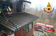 Lecco, incendio abitazione nel comune di Annone Brianza