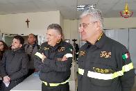 Il Capo del Corpo Nazionale dei Vigili del Fuoco in visita al Comando VVF di Livorno
