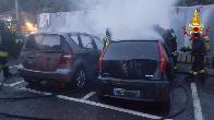 Varese, incendio autovetture nel comune di Gemonio
