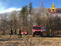 Varese, incendio bosco sul Monte Mondonico