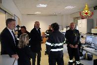 Lucca, il nuovo Questore in visita al Comando provinciale dei Vigili del Fuoco