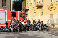 Lucca, il moto raduno da inizio alle manifestazioni per gli 80 anni dalla Fondazione del Corpo Nazionale dei Vigili del Fuoco