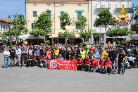 Lucca, il moto raduno da inizio alle manifestazioni per gli 80 anni dalla Fondazione del Corpo Nazionale dei Vigili del Fuoco
