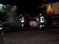 Macerata, incendio autovettura nel comune di Potenza Picena