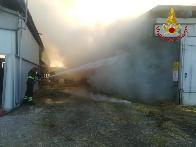 Reggio Emilia, i Vigili del Fuoco impegnati da diversi incendi scoppiati nella provincia