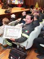 Napoli, consegnato il premio S.O.F.I.A. al nucleo U.S.A.R. dei Vigili del fuoco della Toscana