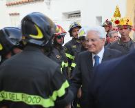 Ischia, il Presidente della Repubblica visita i luoghi colpiti dal sisma