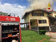 Novara, incendio abitazione nel comune di Caltignaga