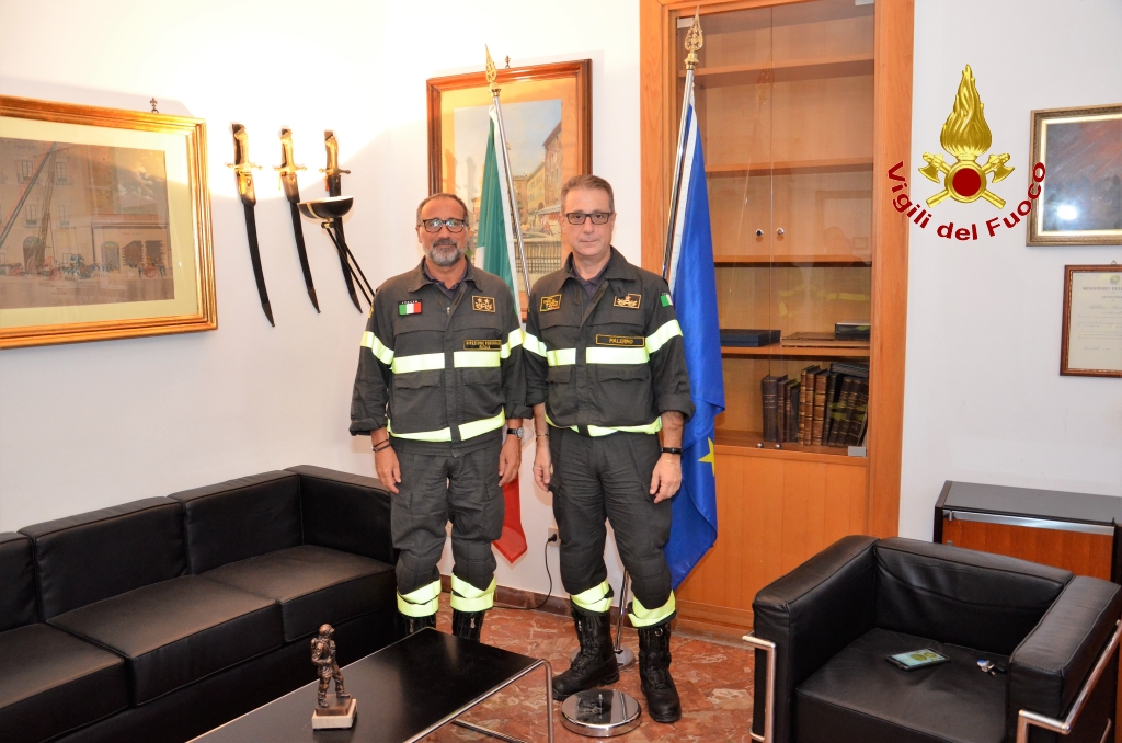 Palermo, il nuovo Direttore regionale della Sicilia, Roberto Lupica in visita al Comando