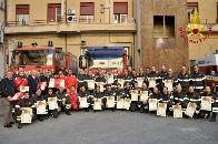 Palermo, festeggiamenti in onore di Santa Barbara, patrona dei Vigili del fuoco