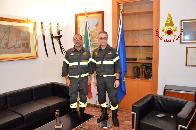 Palermo, il nuovo Direttore regionale della Sicilia, Roberto Lupica in visita al Comando