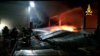 Parma, incendio prosciuttificio a Sala Baganza